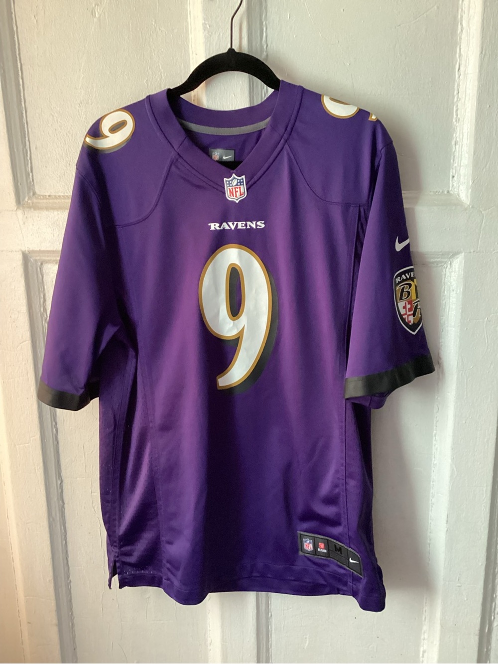 Nike Purple Baltimore Ravens Justin Tucker #9 Football Home game Jersey
